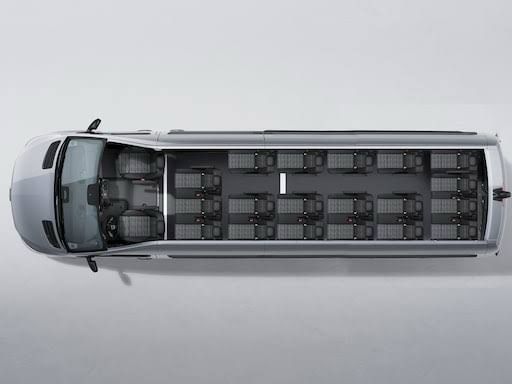 Plano de asientos Sprinter